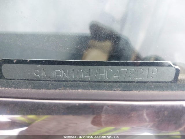 12595648 :رقم المزاد ، SAJBN1047HC478219 vin ، 1987 Jaguar Xj12 مزاد بيع