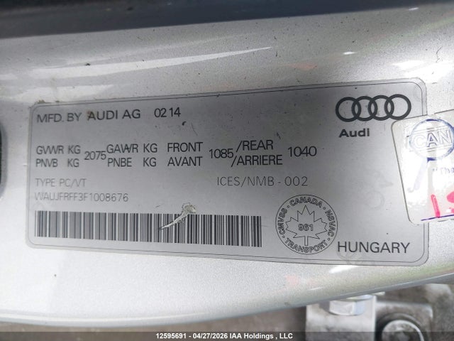 Audi A3 Progressiv 2015 WAUJFRFF3F1008676 Image 15