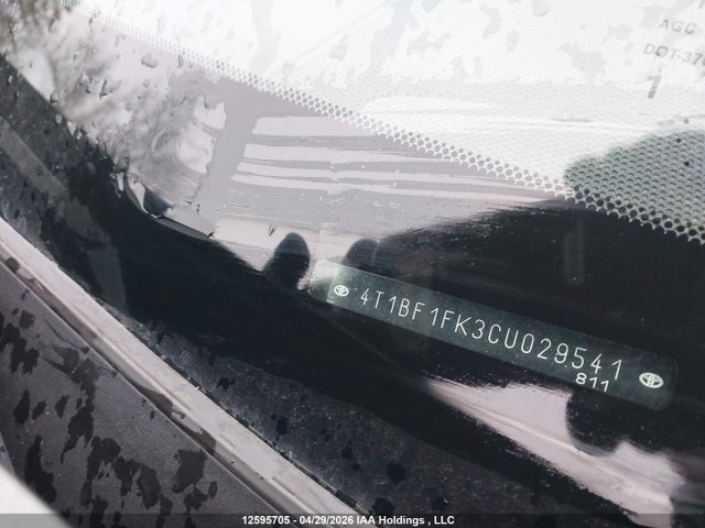 Aukcja sprzedaży 2012 Toyota Camry Le, vin: 4T1BF1FK3CU029541, numer aukcji: 12595705