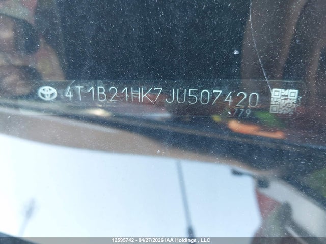 4T1B21HK7JU507420 Toyota Camry Hybrid Se
