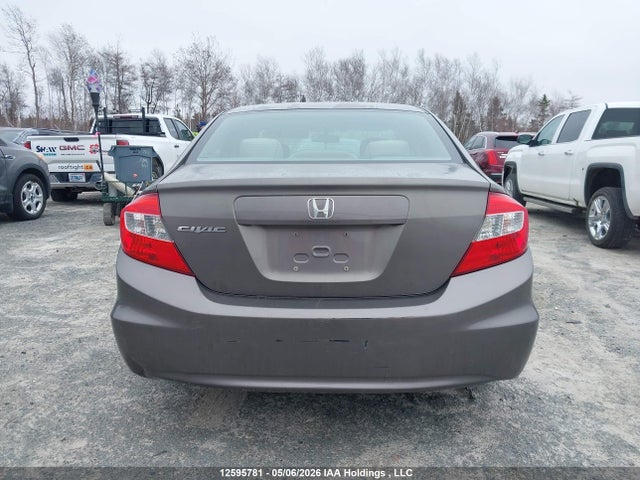 2012 Honda Civic Lx მანქანა იყიდება აუქციონზე, vin: 2HGFB2F45CH049545, აუქციონის ნომერი: 12595781
