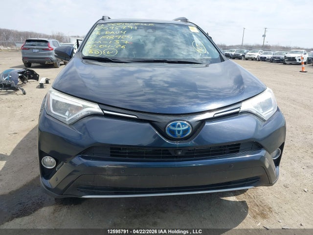 12595791 :رقم المزاد ، JTMDJREV4JD198924 vin ، 2018 Toyota Rav4 Hv Limited مزاد بيع