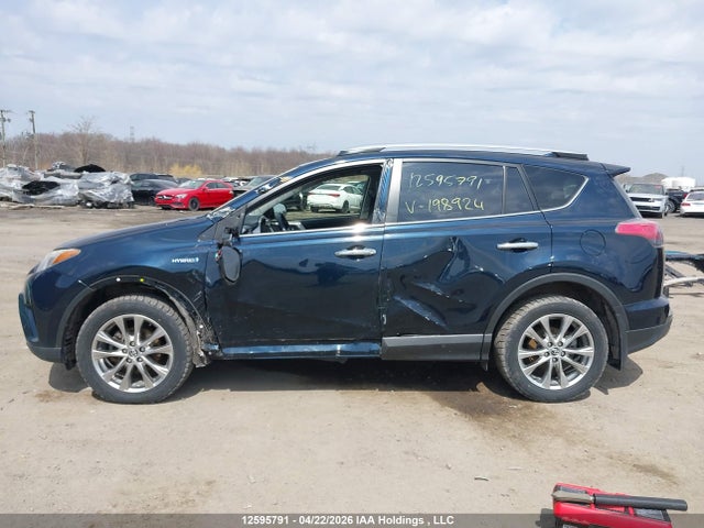 12595791 :رقم المزاد ، JTMDJREV4JD198924 vin ، 2018 Toyota Rav4 Hv Limited مزاد بيع