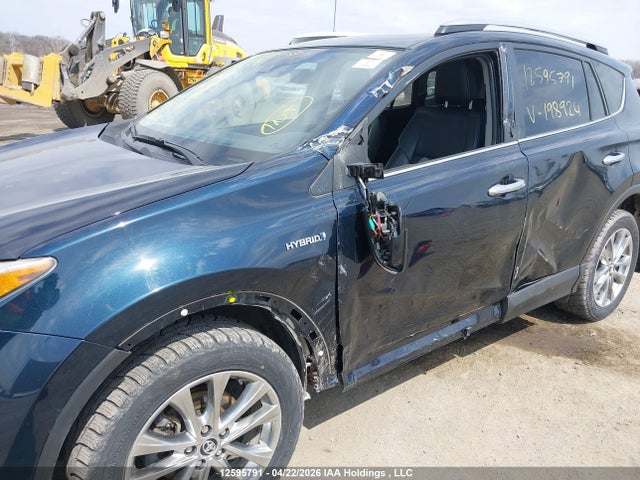 12595791 :رقم المزاد ، JTMDJREV4JD198924 vin ، 2018 Toyota Rav4 Hv Limited مزاد بيع