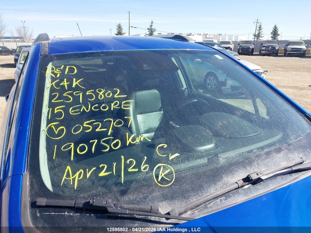 Aukcja sprzedaży 2015 Buick Encore, vin: KL4CJHSB5FB052707, numer aukcji: 12595802