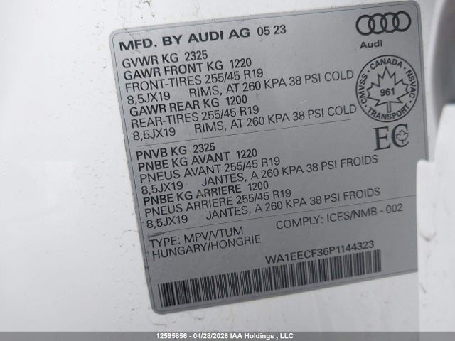WA1EECF36P1144323 Audi Q3 Premium Plus S Line 45