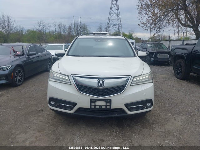 2016 Acura Mdx Elite მანქანა იყიდება აუქციონზე, vin: 5FRYD4H88GB509000, აუქციონის ნომერი: 12595881