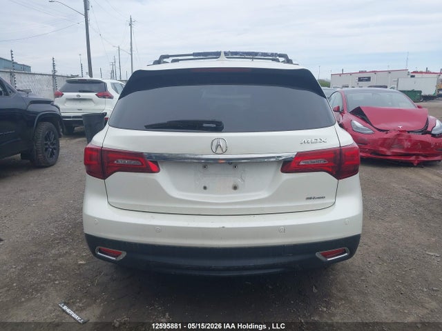2016 Acura Mdx Elite მანქანა იყიდება აუქციონზე, vin: 5FRYD4H88GB509000, აუქციონის ნომერი: 12595881