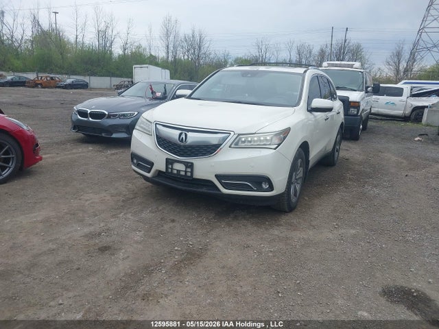 2016 Acura Mdx Elite მანქანა იყიდება აუქციონზე, vin: 5FRYD4H88GB509000, აუქციონის ნომერი: 12595881