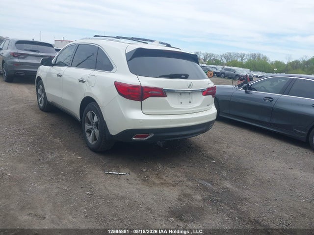 2016 Acura Mdx Elite მანქანა იყიდება აუქციონზე, vin: 5FRYD4H88GB509000, აუქციონის ნომერი: 12595881