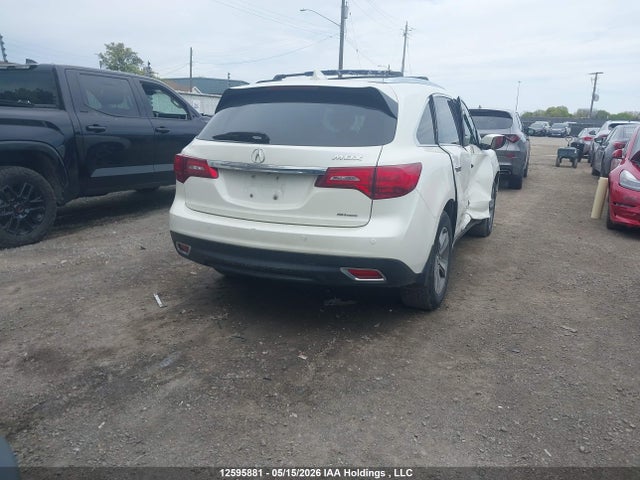 2016 Acura Mdx Elite მანქანა იყიდება აუქციონზე, vin: 5FRYD4H88GB509000, აუქციონის ნომერი: 12595881