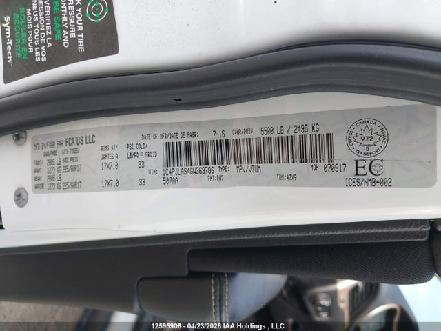 1C4PJLAS4GW369786 Jeep Cherokee Sport