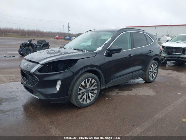 12595930 :رقم المزاد ، 1FMCU9DZ2MUA56787 vin ، 2021 Ford Escape Titanium Hybrid مزاد بيع