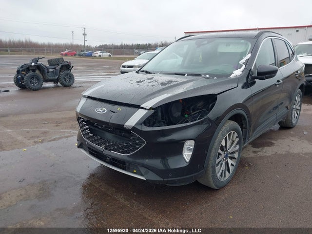 12595930 :رقم المزاد ، 1FMCU9DZ2MUA56787 vin ، 2021 Ford Escape Titanium Hybrid مزاد بيع