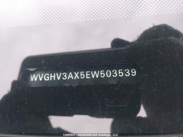 Aukcja sprzedaży 2014 Volkswagen Tiguan Comfortline/trendline, vin: WVGHV3AX5EW503539, numer aukcji: 12595941