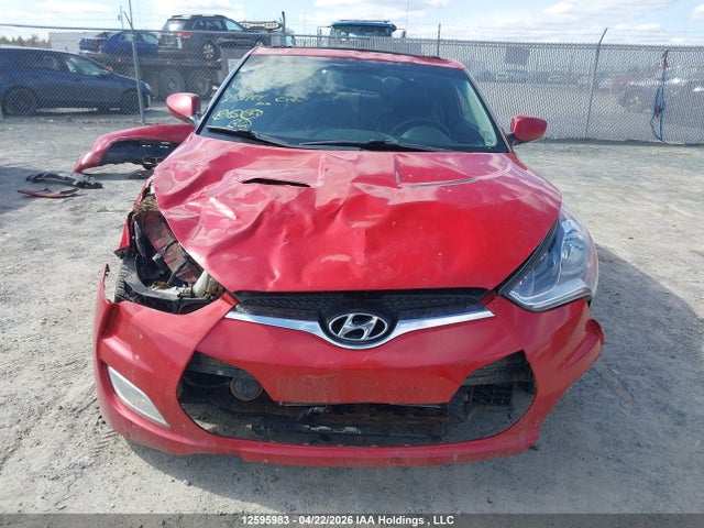 2012 Hyundai Veloster Tech მანქანა იყიდება აუქციონზე, vin: KMHTC6ADXCU066234, აუქციონის ნომერი: 12595983