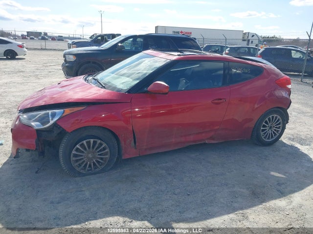 2012 Hyundai Veloster Tech მანქანა იყიდება აუქციონზე, vin: KMHTC6ADXCU066234, აუქციონის ნომერი: 12595983