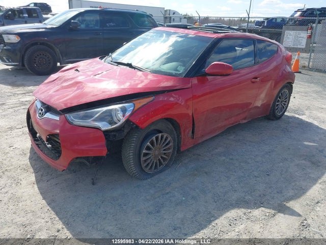 2012 Hyundai Veloster Tech მანქანა იყიდება აუქციონზე, vin: KMHTC6ADXCU066234, აუქციონის ნომერი: 12595983
