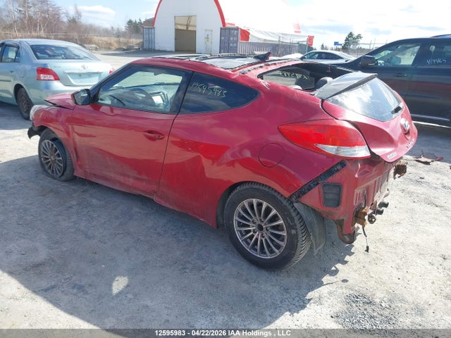2012 Hyundai Veloster Tech მანქანა იყიდება აუქციონზე, vin: KMHTC6ADXCU066234, აუქციონის ნომერი: 12595983