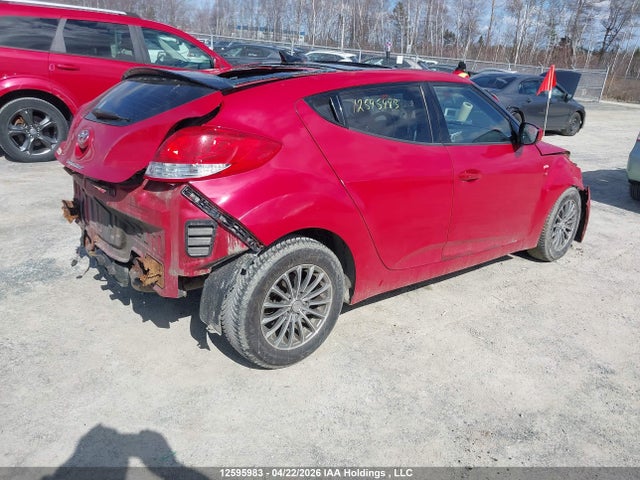2012 Hyundai Veloster Tech მანქანა იყიდება აუქციონზე, vin: KMHTC6ADXCU066234, აუქციონის ნომერი: 12595983