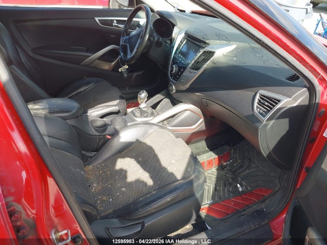 2012 Hyundai Veloster Tech მანქანა იყიდება აუქციონზე, vin: KMHTC6ADXCU066234, აუქციონის ნომერი: 12595983