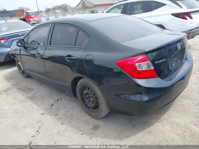 12596007 :رقم المزاد ، 2HGFB2F40CH100143 vin ، 2012 Honda Civic Lx مزاد بيع