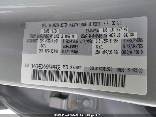 3MVDMBCMXSM788963 Mazda CX-30