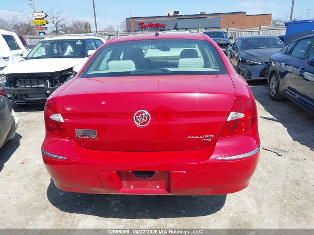 12596059 :رقم المزاد ، 2G4WF582281259886 vin ، 2008 Buick Allure Cx مزاد بيع