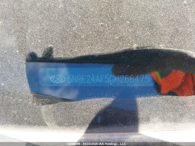 2016 Hyundai Sonata მანქანა იყიდება აუქციონზე, vin: 5NPE24AF5GH266475, აუქციონის ნომერი: 12596089