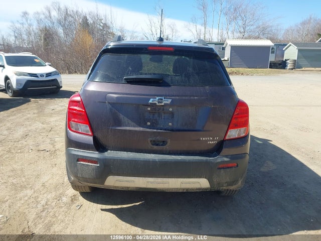 2015 Chevrolet Trax 1lt მანქანა იყიდება აუქციონზე, vin: 3GNCJRSB3FL190862, აუქციონის ნომერი: 12596100