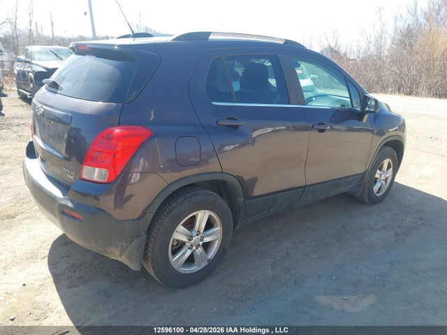 2015 Chevrolet Trax 1lt მანქანა იყიდება აუქციონზე, vin: 3GNCJRSB3FL190862, აუქციონის ნომერი: 12596100