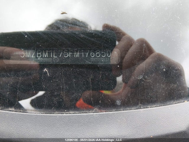3MZBM1L75FM176850 Mazda Mazda3 Gs