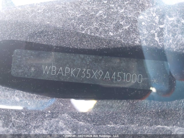 12596128 :رقم المزاد ، WBAPK735X9A451000 vin ، 2009 Bmw 3 Series مزاد بيع