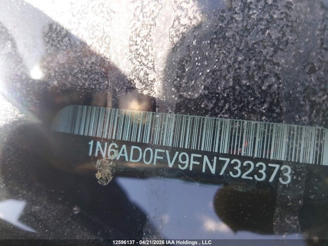 2015 Nissan Frontier Sl/sv მანქანა იყიდება აუქციონზე, vin: 1N6AD0FV9FN732373, აუქციონის ნომერი: 12596137