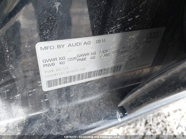 Aukcja sprzedaży 2014 Audi A4 2.0 Progressiv, vin: WAUFFCFL9EN035168, numer aukcji: 12576177