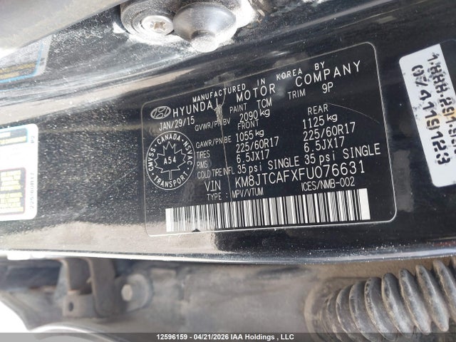 KM8JTCAFXFU076631 Hyundai TUCSON GLS