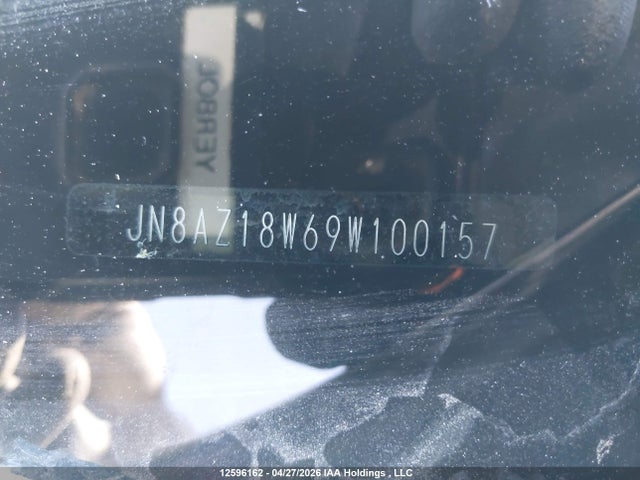 Продаж на аукціоні авто 2009 Nissan Murano, vin: JN8AZ18W69W100157, номер лоту: 12596162