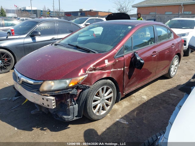 12596198 :رقم المزاد ، 2HGFB2F56CH012450 vin ، 2012 Honda Civic Ex مزاد بيع