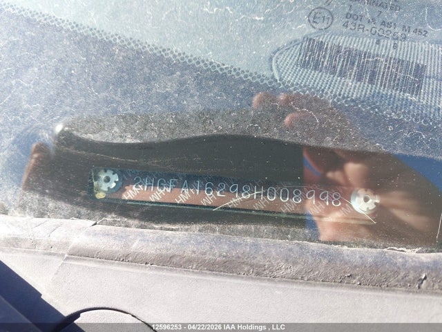 Продажа на аукционе авто 2008 Honda Civic Dx/dx-a, vin: 2HGFA16298H008998, номер лота: 12596253