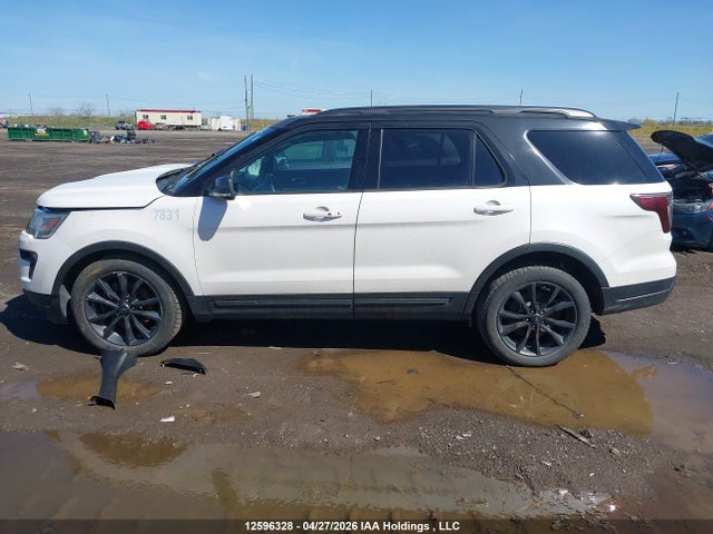 12596328 :رقم المزاد ، 1FM5K8D80JGA22180 vin ، 2018 Ford Explorer Xlt مزاد بيع