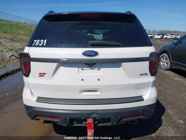 12596328 :رقم المزاد ، 1FM5K8D80JGA22180 vin ، 2018 Ford Explorer Xlt مزاد بيع