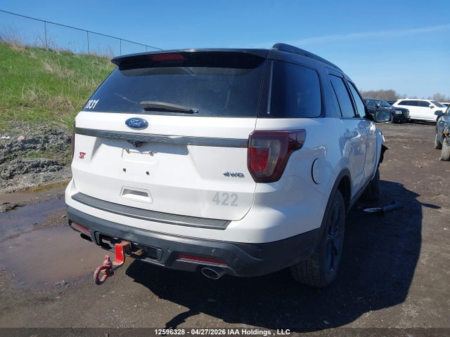 12596328 :رقم المزاد ، 1FM5K8D80JGA22180 vin ، 2018 Ford Explorer Xlt مزاد بيع
