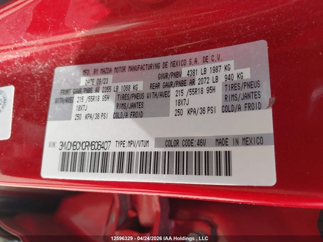 3MVDMBCM0RM606407 Mazda CX-30