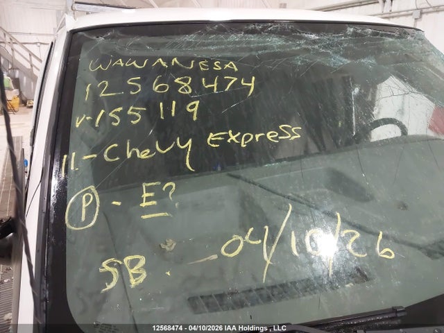 Aukcja sprzedaży 2011 Chevrolet Express 3500 Standard, vin: 1GCZGUBA1B1155119, numer aukcji: 12568474