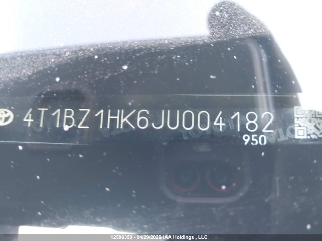 4T1BZ1HK6JU004182 Toyota Camry Xse V6