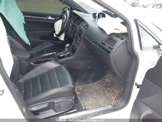 12596394 :رقم المزاد ، 3VW4T7AU3FM044662 vin ، 2015 Volkswagen Golf Gti 5-door Autobahn مزاد بيع