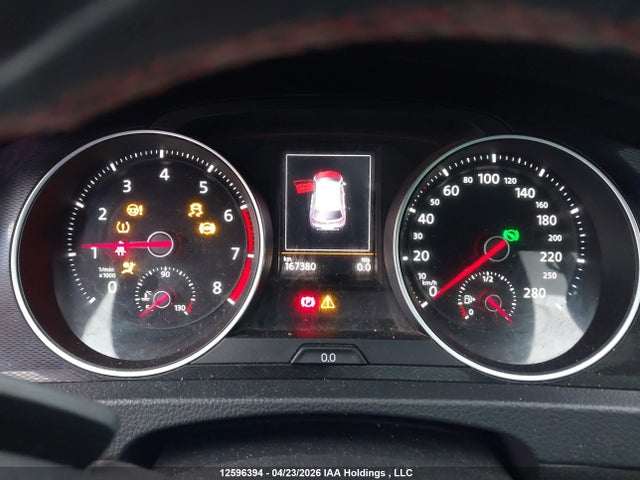 12596394 :رقم المزاد ، 3VW4T7AU3FM044662 vin ، 2015 Volkswagen Golf Gti 5-door Autobahn مزاد بيع