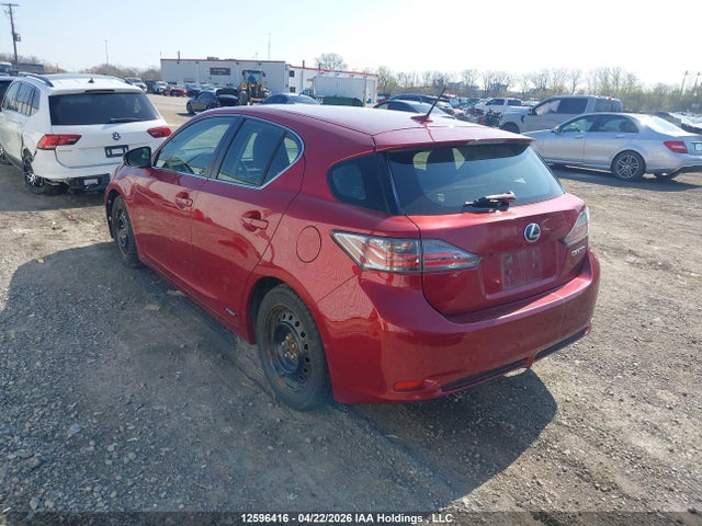 Aukcja sprzedaży 2012 Lexus Ct 200, vin: JTHKD5BH8C2054599, numer aukcji: 12596416