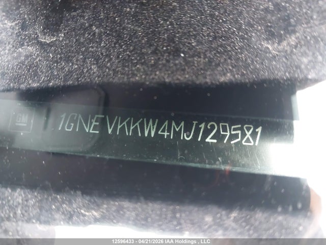 1GNEVKKW4MJ129581 Chevrolet Traverse Premier