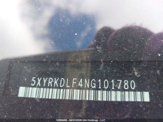 Продажа на аукционе авто 2022 Kia Sorento Sx/sxp, vin: 5XYRKDLF4NG101780, номер лота: 12596456